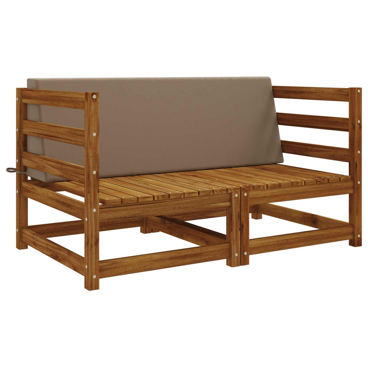 Rugkussen SOEST 100% Polyester Taupe 120 x 20 x 40 cm