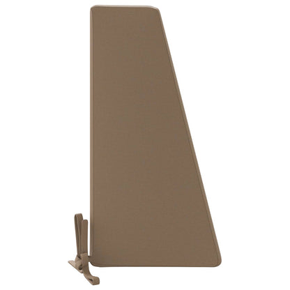 Rugkussen SOEST 100% Polyester Taupe 120 x 20 x 40 cm