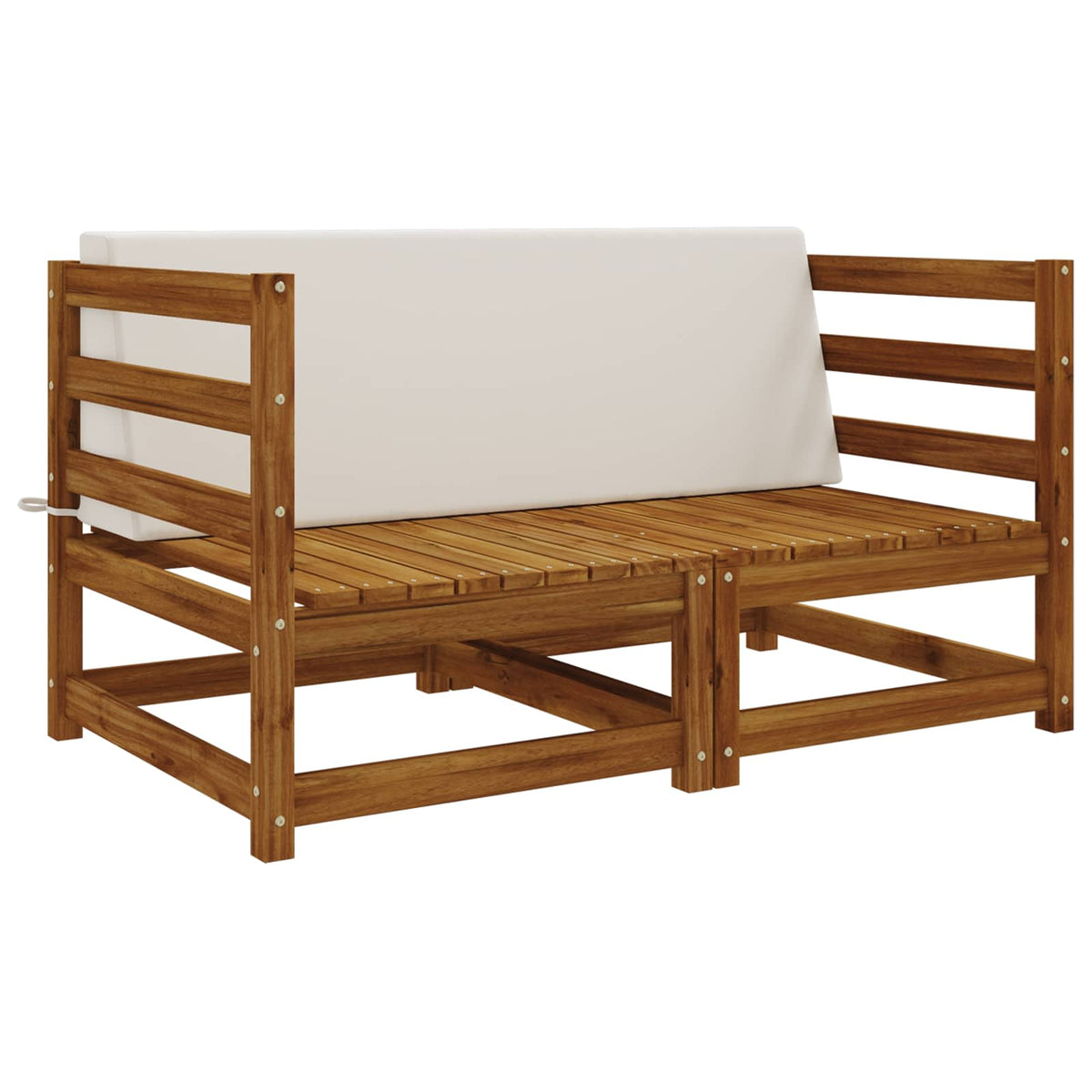 Rugkussen SOEST 100% Polyester Wit 120 x 20 x 40 cm