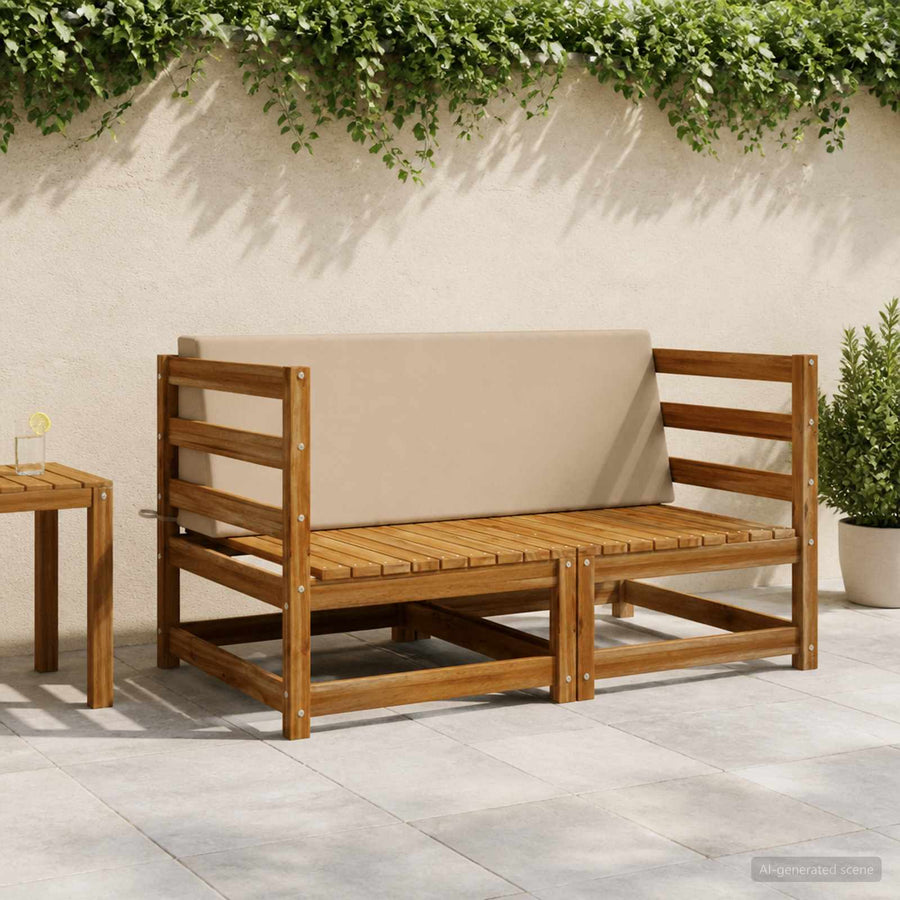 Rugkussen SOEST 100% Polyester Zand 120 x 20 x 40 cm