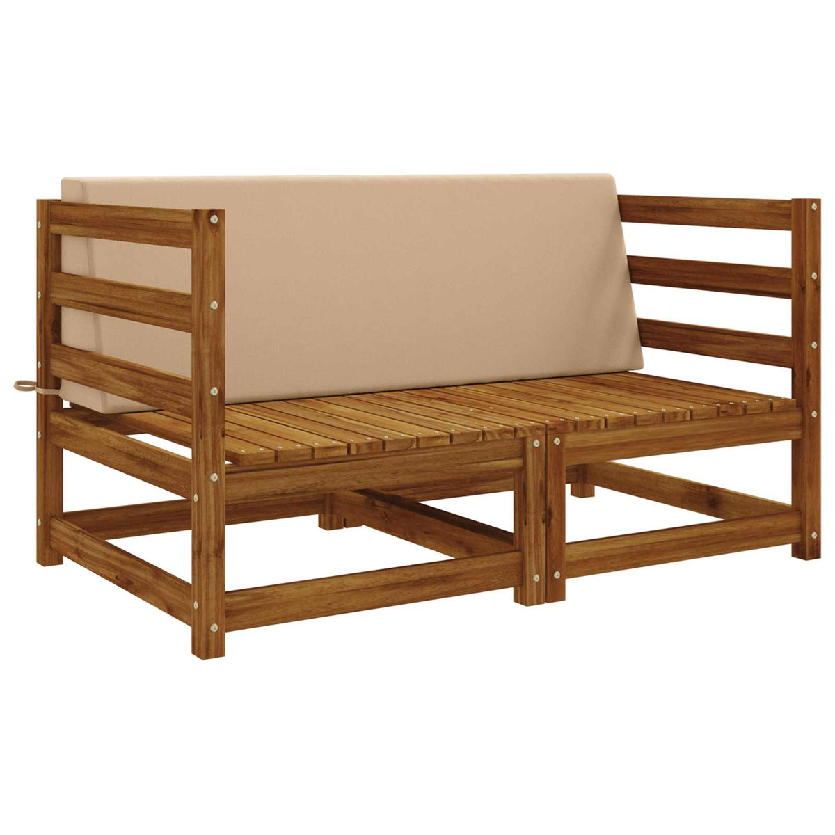 Rugkussen SOEST 100% Polyester Zand 120 x 20 x 40 cm