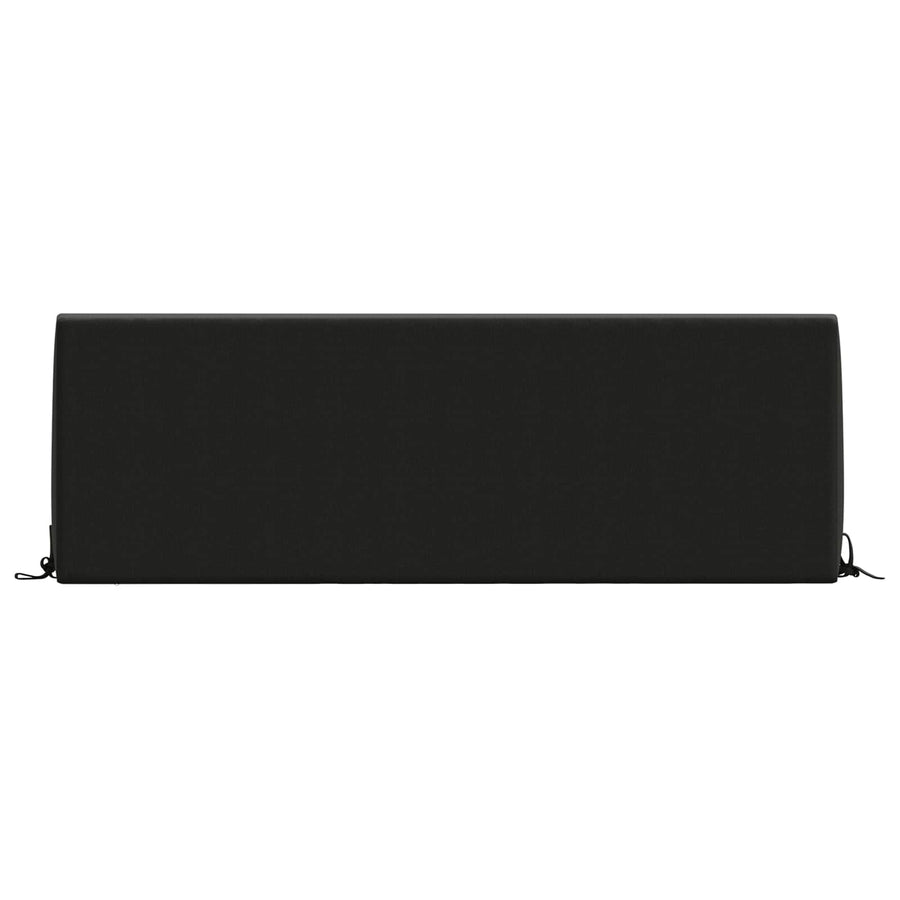 Rugkussen SOEST 100% Polyester Zwart 120 x 20 x 40 cm