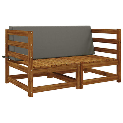 Rugkussen SOEST 100% Polyester Grijs 120 x 20 x 40 cm
