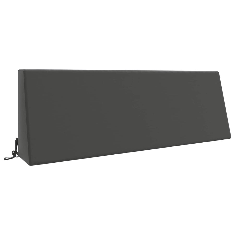 Rugkussen SOEST 100% Polyester Antraciet 120 x 20 x 40 cm
