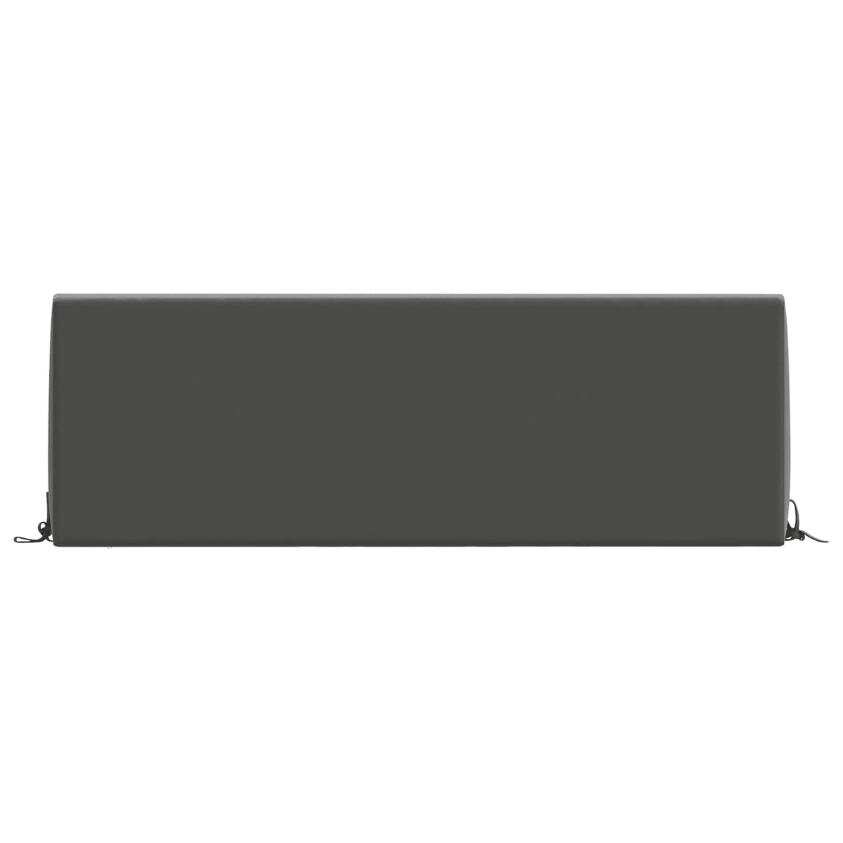 Rugkussen SOEST 100% Polyester Antraciet 120 x 20 x 40 cm