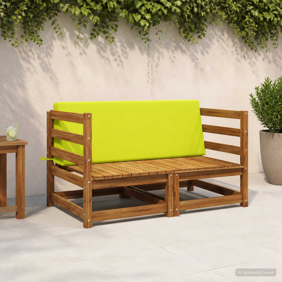 Rugkussen SOEST 100% Polyester Heldergroen 120 x 20 x 40 cm