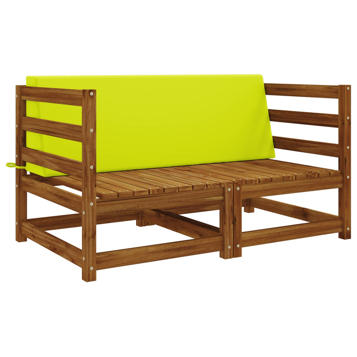 Rugkussen SOEST 100% Polyester Heldergroen 120 x 20 x 40 cm