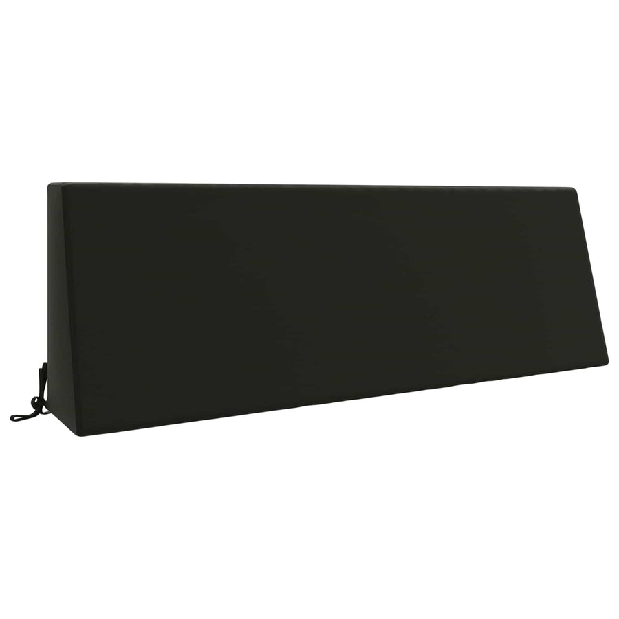 Rugkussen SOEST 100% Polyester Zwart 120 x 20 x 40 cm