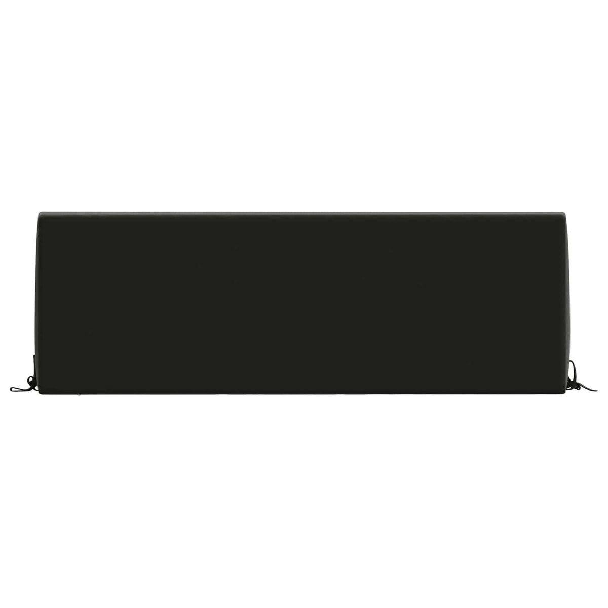 Rugkussen SOEST 100% Polyester Zwart 120 x 20 x 40 cm