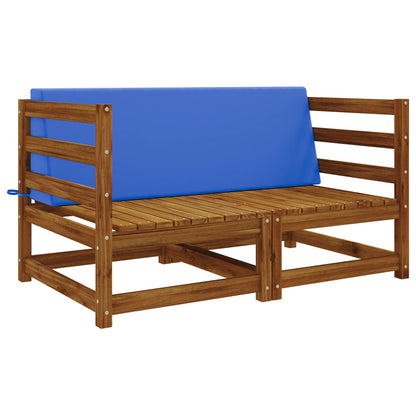 Rugkussen SOEST 100% Polyester koningsblauw 120 x 20 x 40 cm