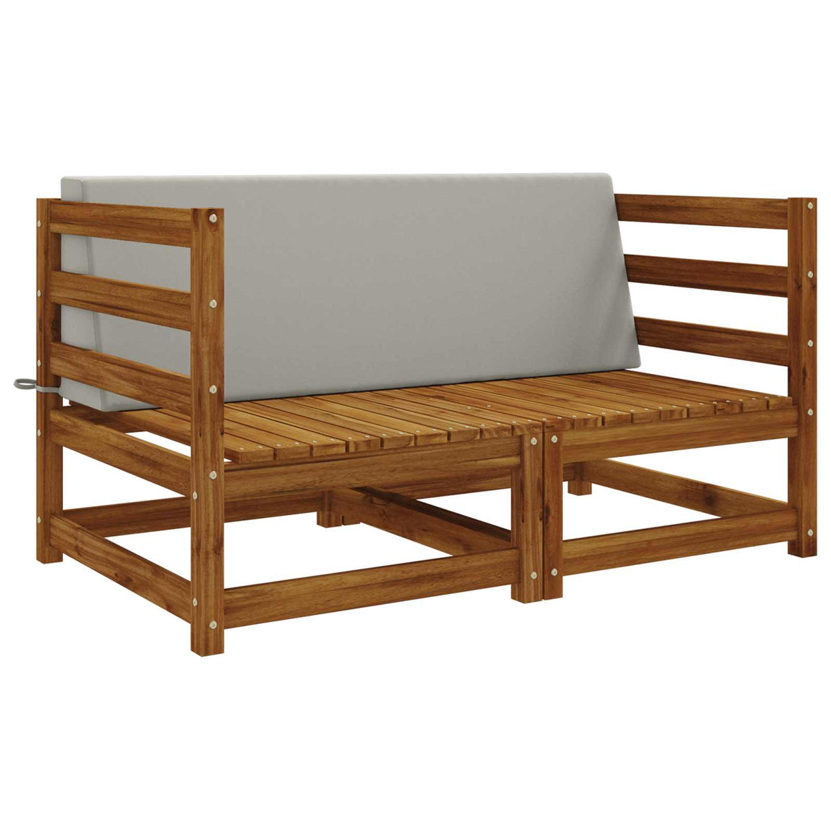 Rugkussen SOEST 100% Polyester Grijs 120 x 20 x 40 cm