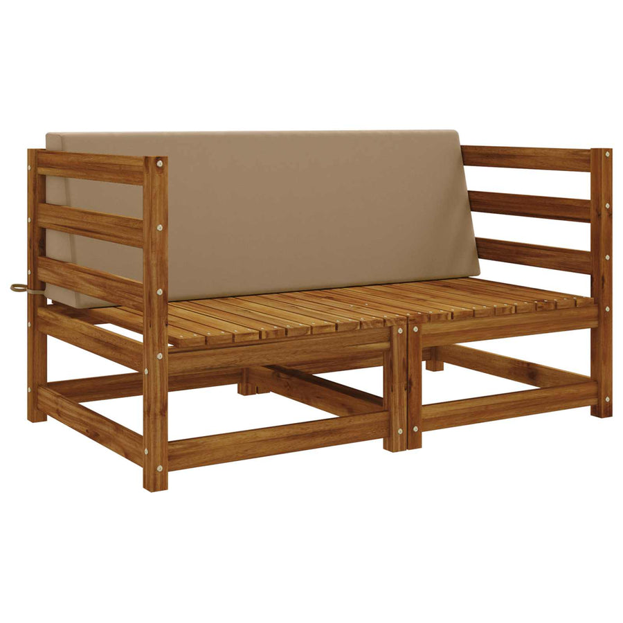 Rugkussen SOEST 100% Polyester Taupe 120 x 20 x 40 cm