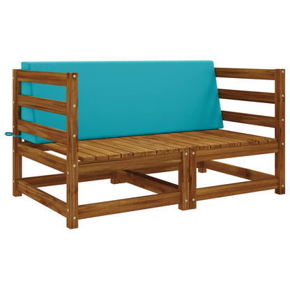 Rugkussen SOEST 100% Polyester Turquoise 120 x 20 x 40 cm