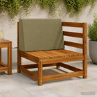 Rugkussen 60x20x40 cm olijfgroen polyester