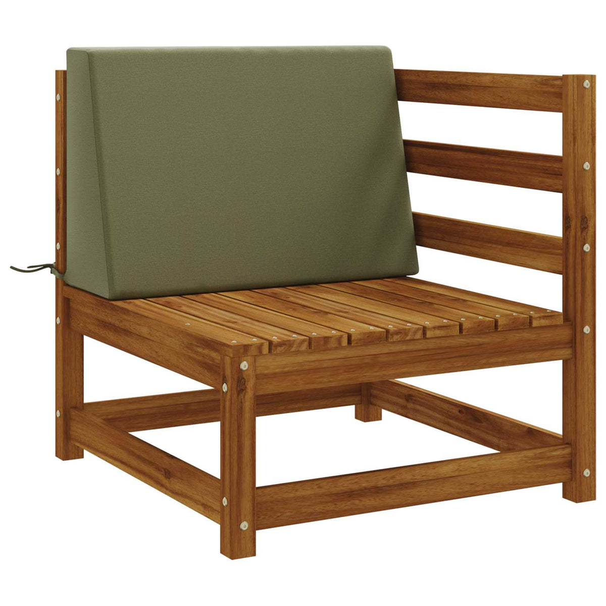 Rugkussen SOEST 100% Polyester Olijfgroen 60 x 20 x 40 cm