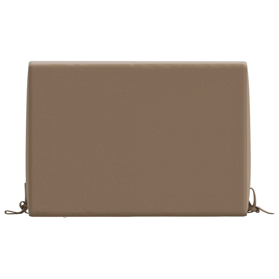 Rugkussen SOEST 100% Polyester Taupe 60 x 20 x 40 cm
