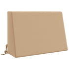 Rugkussen zand 60x20x40 cm polyester