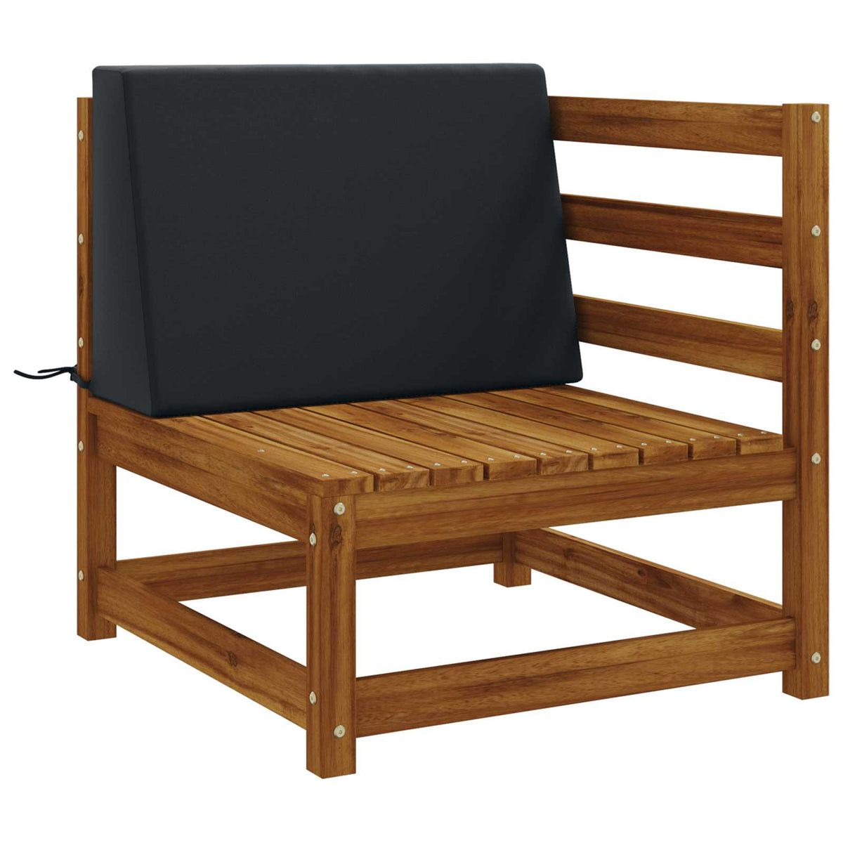 Rugkussen SOEST 100% Polyester Donkerblauw 60 x 20 x 40 cm