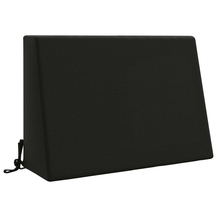 Rugkussen SOEST 100% Polyester Zwart 60 x 20 x 40 cm