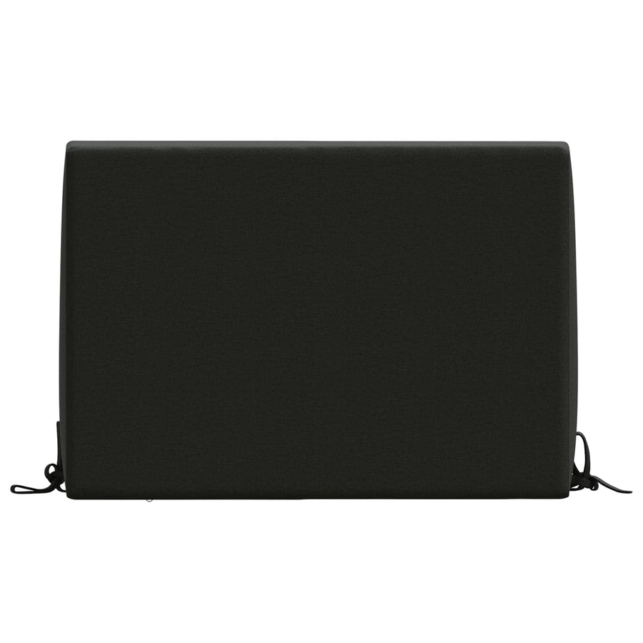 Rugkussen SOEST 100% Polyester Zwart 60 x 20 x 40 cm
