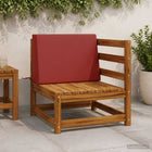 Rugkussen SOEST rood 60x20x40 cm polyester
