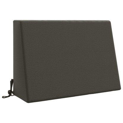 Rugkussen SOEST 100% Polyester Antraciet 60 x 20 x 40 cm