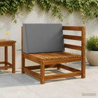 Rugkussen 60x20x40 cm grijs polyester