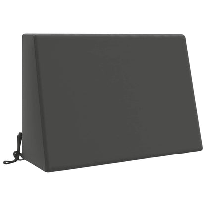 Rugkussen SOEST 100% Polyester Antraciet 60 x 20 x 40 cm