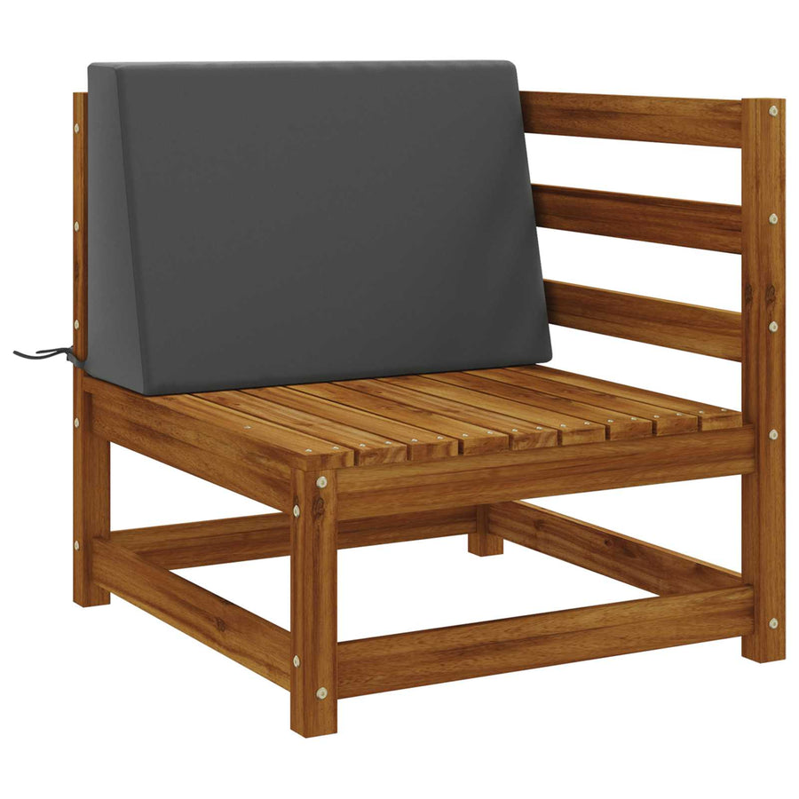 Rugkussen SOEST 100% Polyester Antraciet 60 x 20 x 40 cm