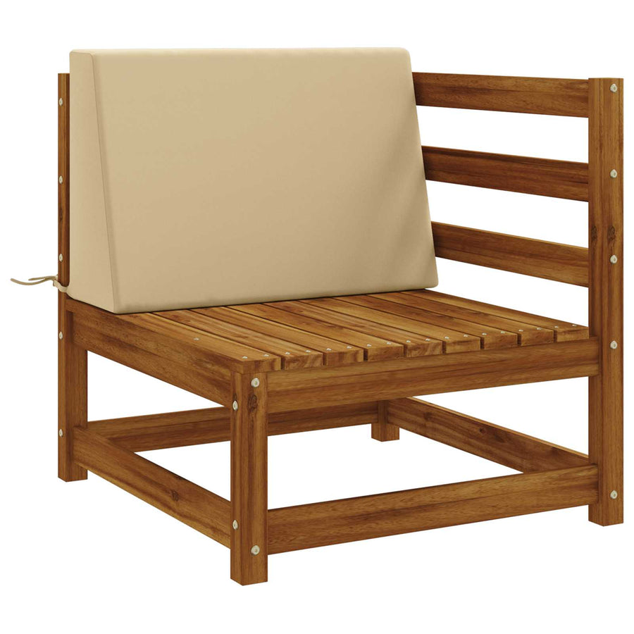 Rugkussen SOEST 100% Polyester Beige 60 x 20 x 40 cm
