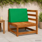 Stoelkussen groen 60x20x40 cm polyester