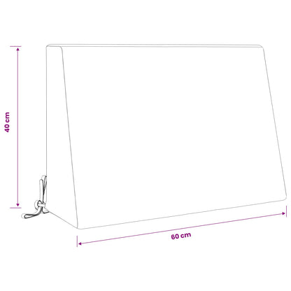 Rugkussen SOEST 100% Polyester Groen 60 x 20 x 40 cm