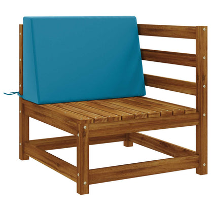 Rugkussen SOEST 100% Polyester lichtblauw 60 x 20 x 40 cm