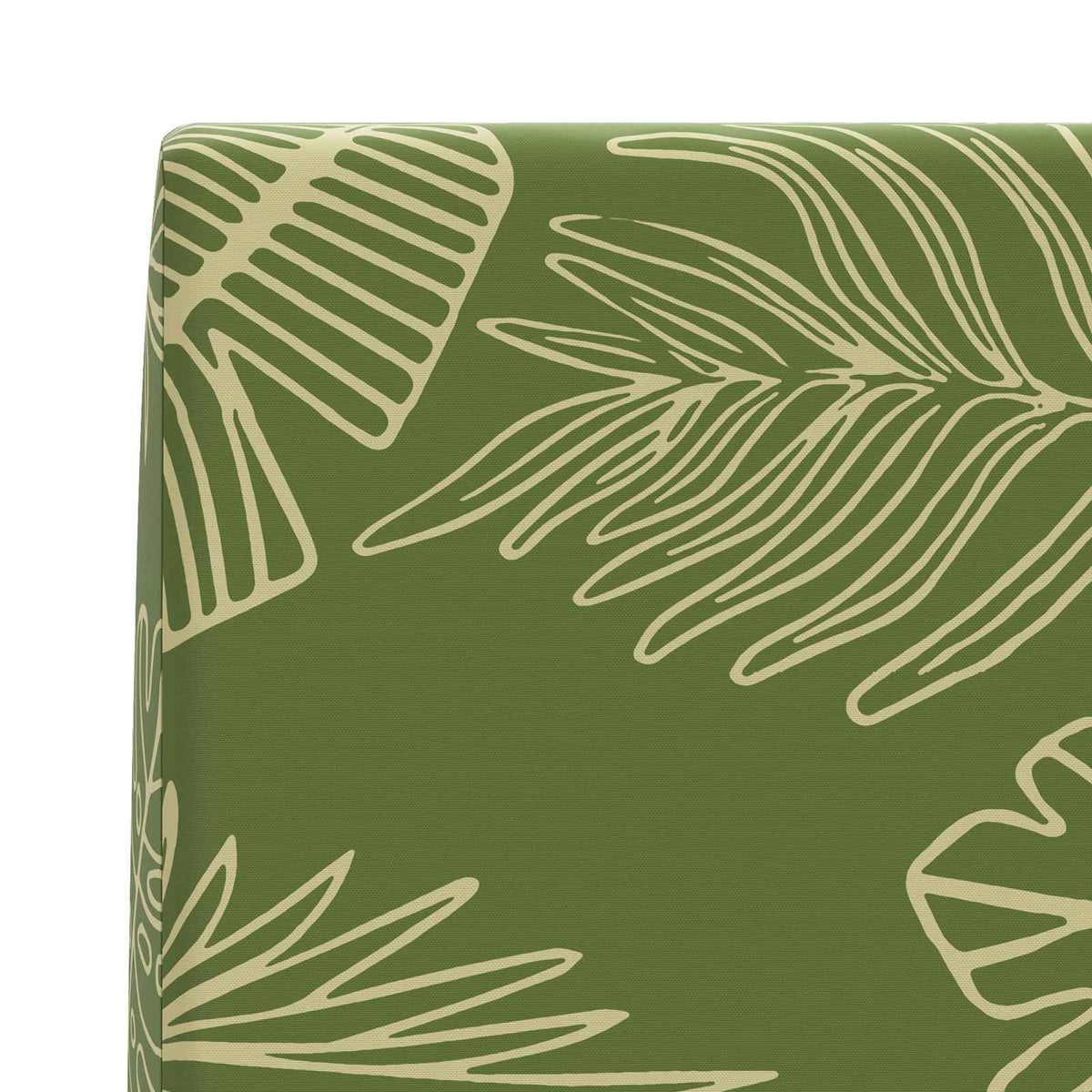 Rugkussen SOEST 100% Polyester Bladontwerp 60 x 20 x 40 cm