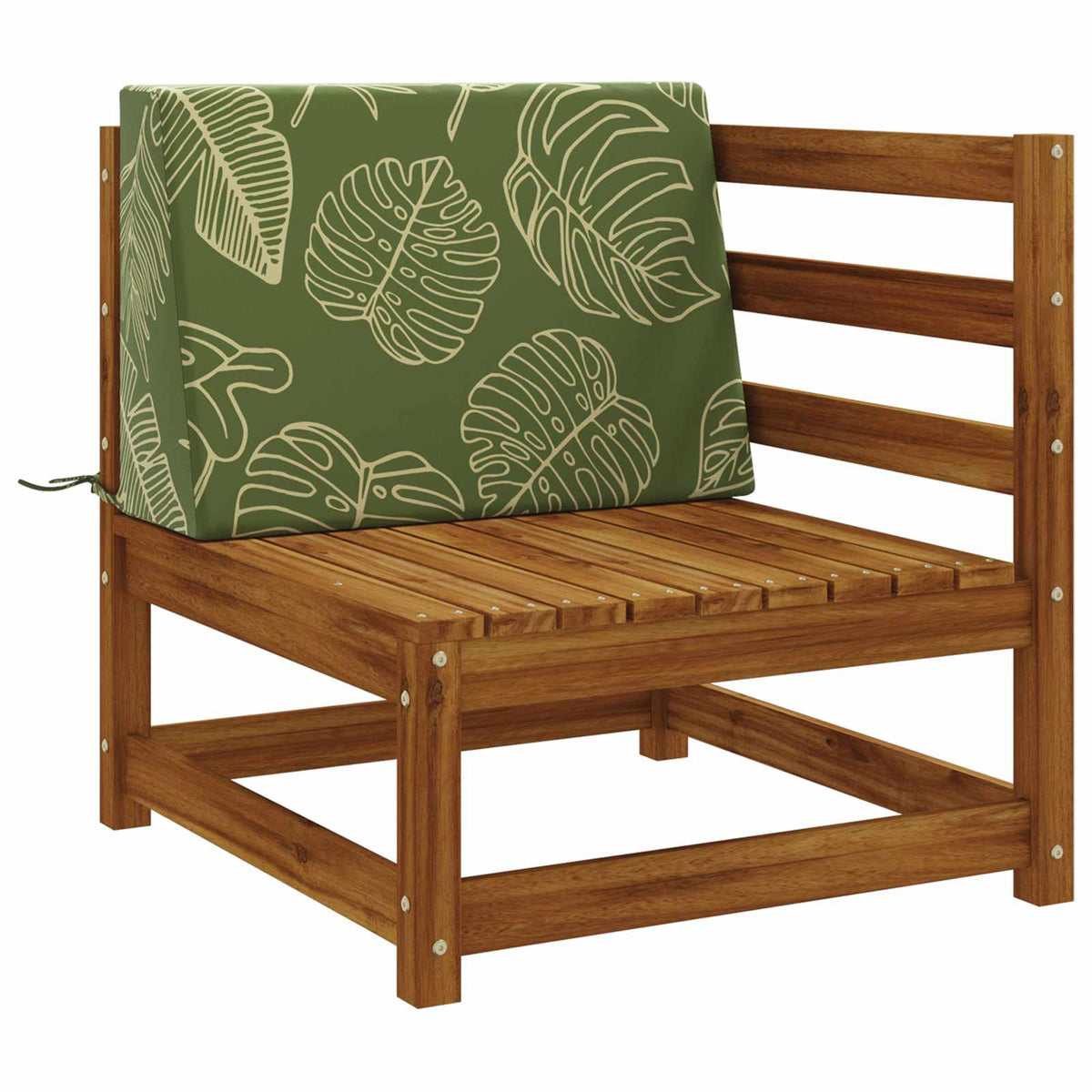 Rugkussen SOEST 100% Polyester Bladontwerp 60 x 20 x 40 cm