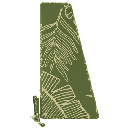 Rugkussen SOEST 100% Polyester Bladontwerp 60 x 20 x 40 cm
