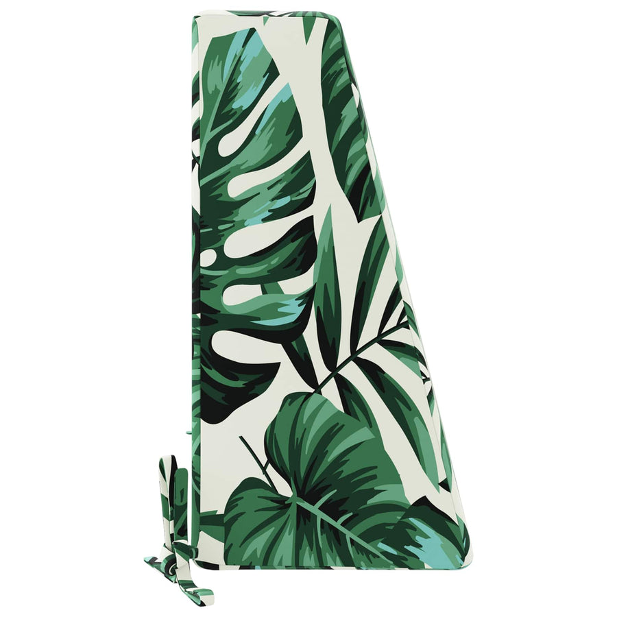 Rugkussen SOEST 100% Polyester Bladpatroon 60 x 20 x 40 cm