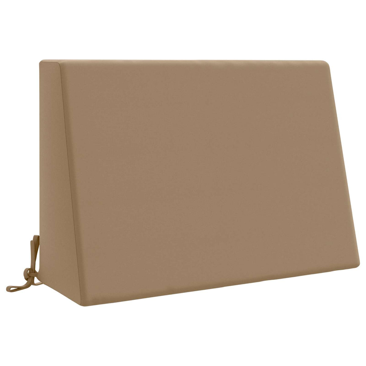 Rugkussen SOEST 100% Polyester Taupe 60 x 20 x 40 cm