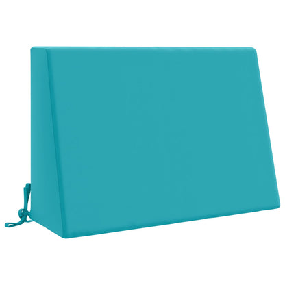 Rugkussen SOEST 100% Polyester Turquoise 60 x 20 x 40 cm