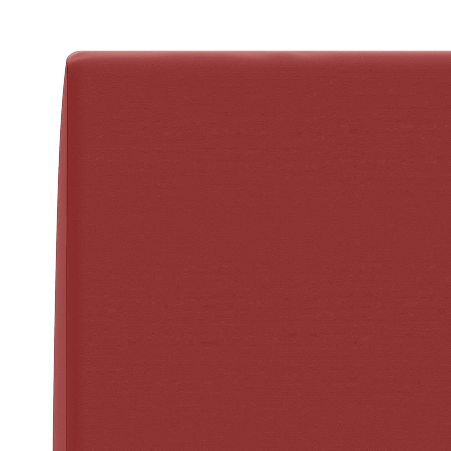 Rugkussen SOEST 100% Polyester Wijnrood 60 x 20 x 40 cm