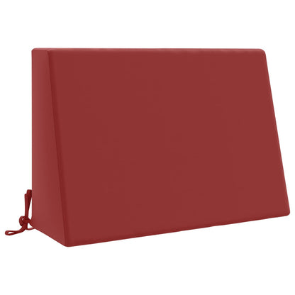 Rugkussen SOEST 100% Polyester Wijnrood 60 x 20 x 40 cm