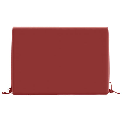 Rugkussen SOEST 100% Polyester Wijnrood 60 x 20 x 40 cm