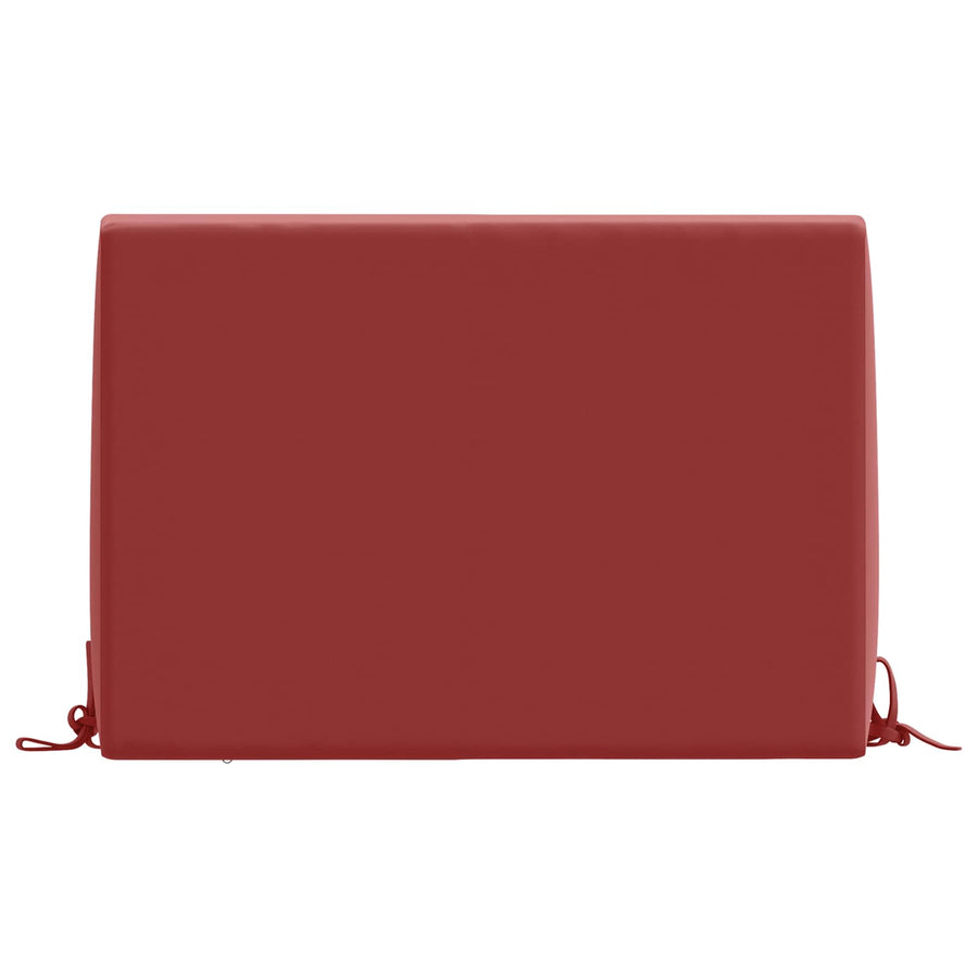 Rugkussen SOEST 100% Polyester Wijnrood 60 x 20 x 40 cm