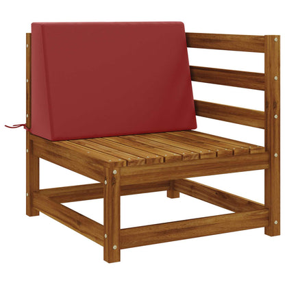 Rugkussen SOEST 100% Polyester Wijnrood 60 x 20 x 40 cm
