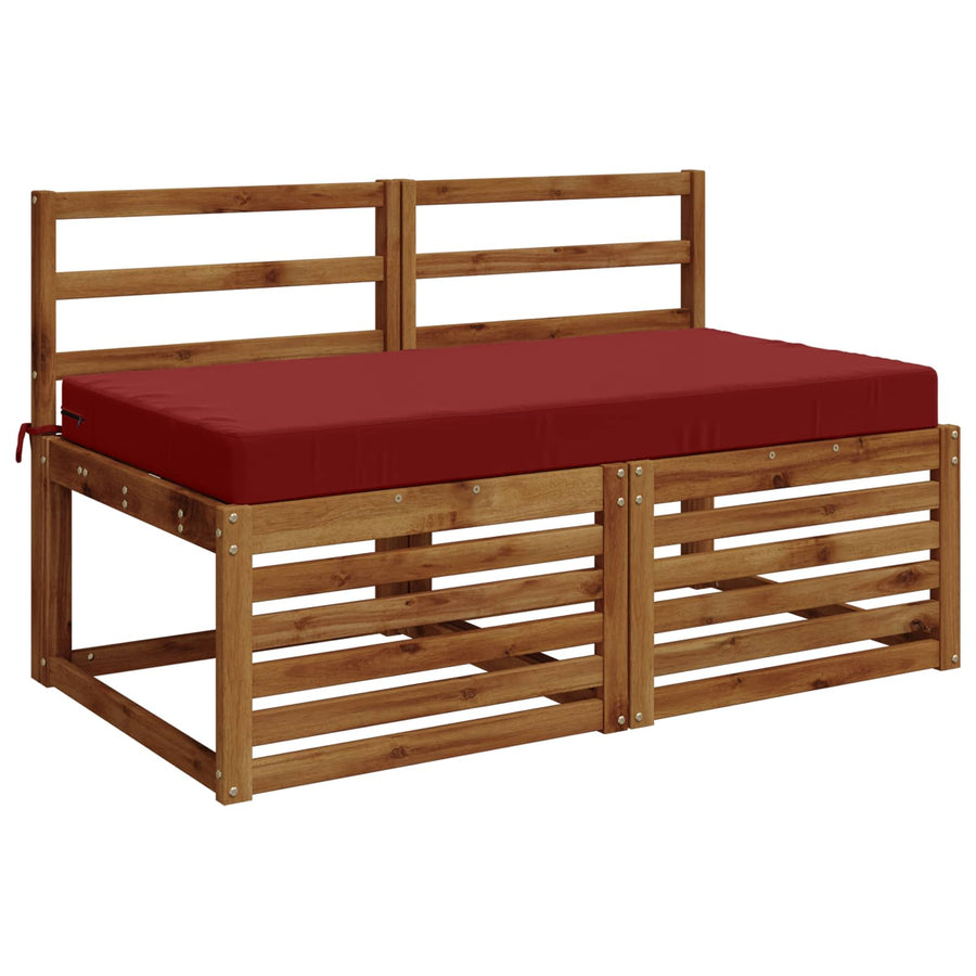 Zitkussen SOEST 100% Polyester Wijnrood 120 x 80 x 10 cm