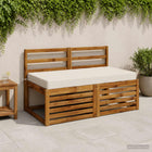 Zitkussen 120x80x10 cm polyester wit