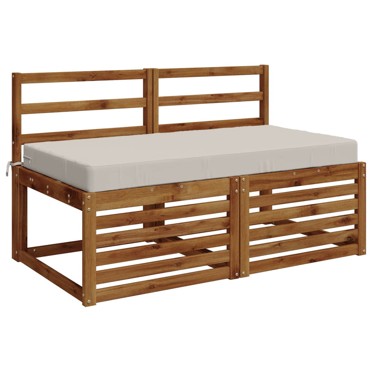 Zitkussen SOEST 100% Polyester Wit 120 x 60 x 10 cm