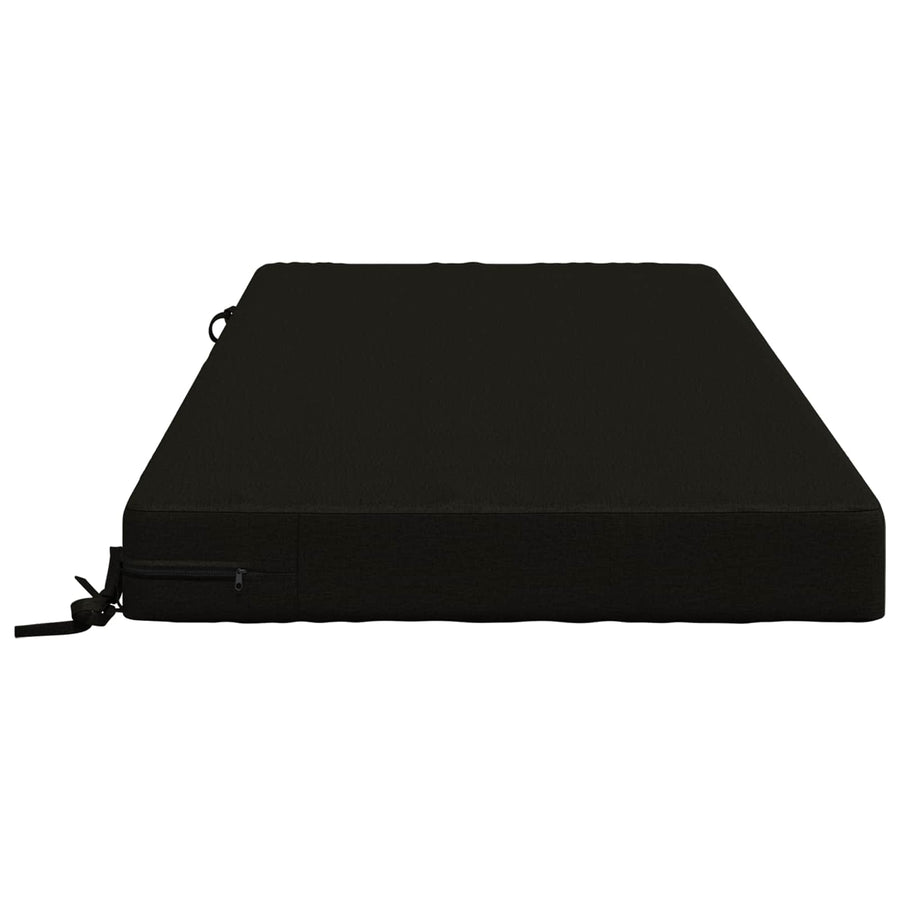 Zitkussen SOEST 100% Polyester Zwart 120 x 60 x 10 cm