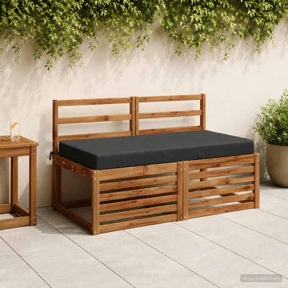 Zitkussen SOEST 100% Polyester Antraciet 120 x 60 x 10 cm