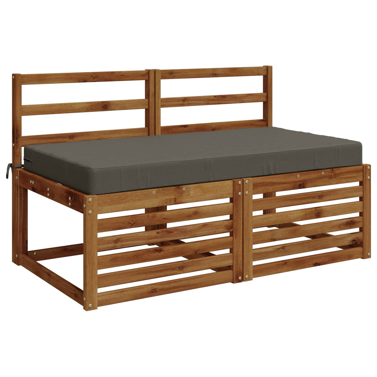 Zitkussen SOEST 100% Polyester Grijs 120 x 60 x 10 cm